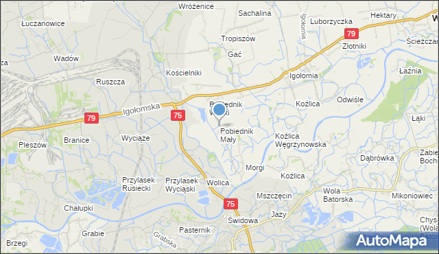 mapa Pobiednik Mały, Pobiednik Mały na mapie Targeo